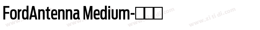 FordAntenna Medium字体转换